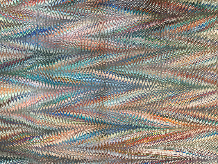 stripe pattern marbling
